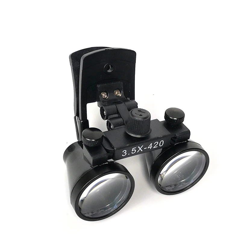 

3.5X Dental Loupes with Plastic Clip Dentist Tools Binocular Dental Surgical Magnifier Optical Glass Lens