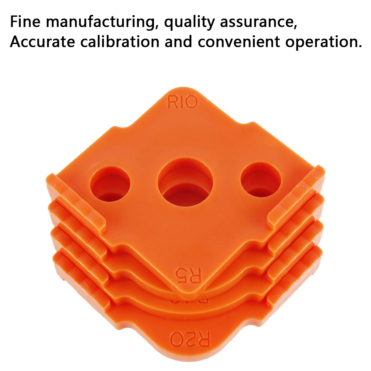 Woodworking Tool Drill Locator 4Pcs Quick Locator Woodworking Router Corner Radius Templates Jig R5-R40 Woodworking Trimming Machine Router Table
