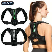Adjustable Back Shoulder Posture Corrector Belt Clavicle Spine Support Reshape Your Body Home Office Sport Upper Back Neck Brace 1