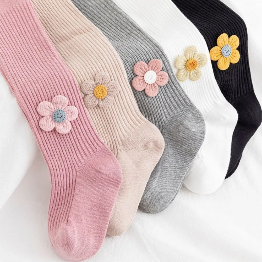 Girls' Cotton Tights for Spring and Autumn Pantyhose Baby Leggings