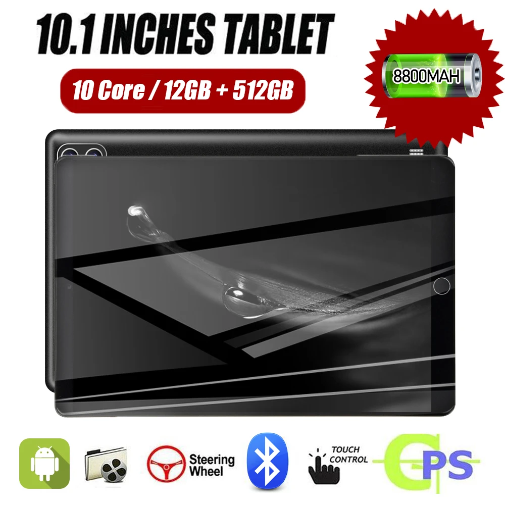 best tablet for business 4G LTE Laptop 8800mAh Notebook 12GB 512GB Tablet Android WPS Office Google Play Dual SIM Global Version 5G Pad Mini Computer newest tablet