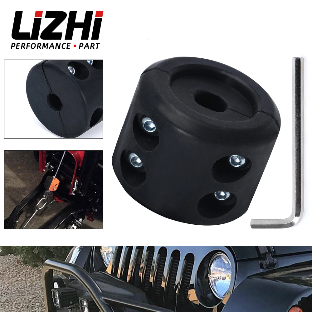 

Cable Hook Stopper Winch Mount Stop Rope Line Cable Saver for Universal Auto Offroad ATV UTV Accessories Parts