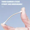 100/500/1000/2000 Count Cotton Swabs - Bamboo Sticks Cotton Swabs For Ears - Double Round Thick Cotton Buds Suitable For Makeup 4