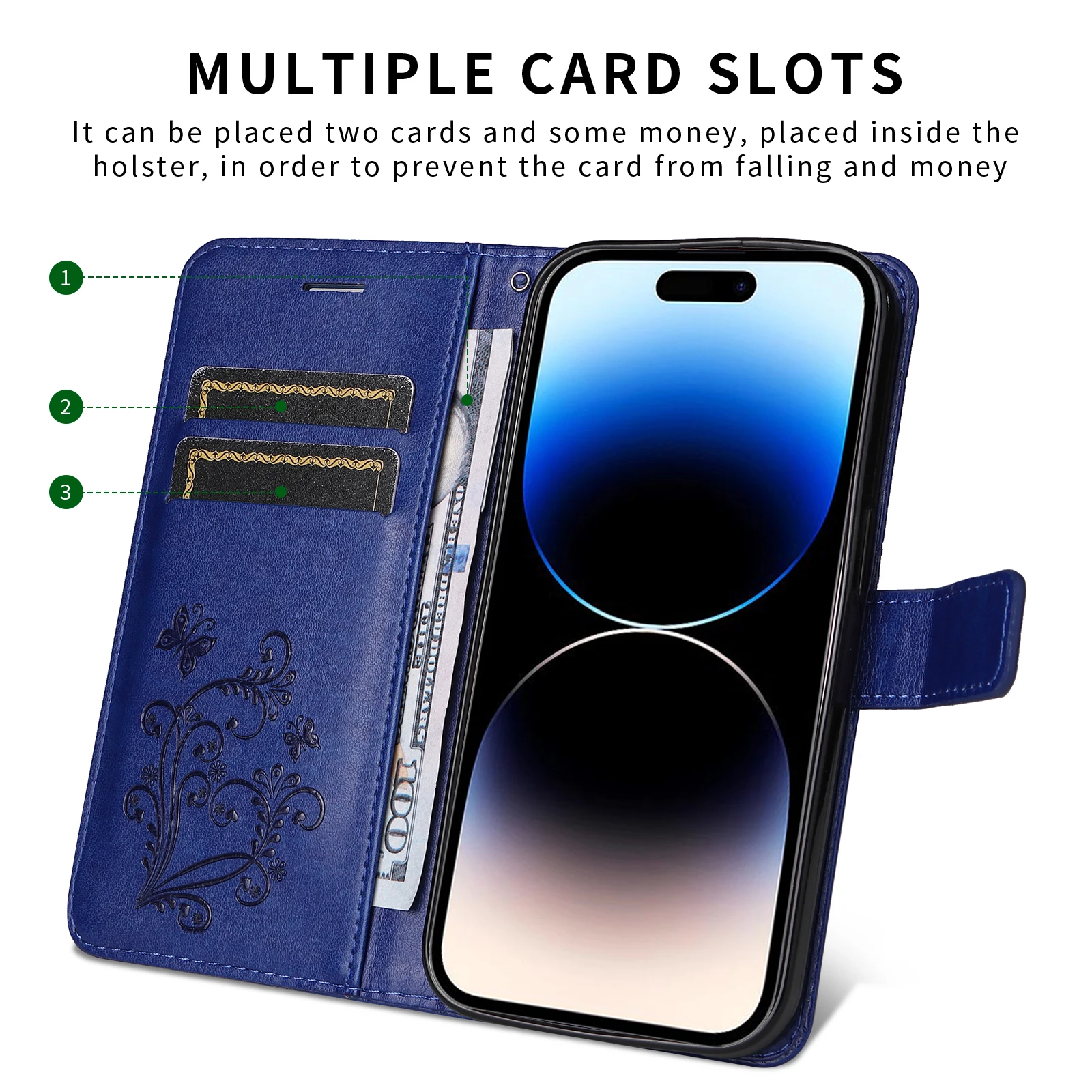 Leather Wallet Phone Case - Stylish & Durable Cover
