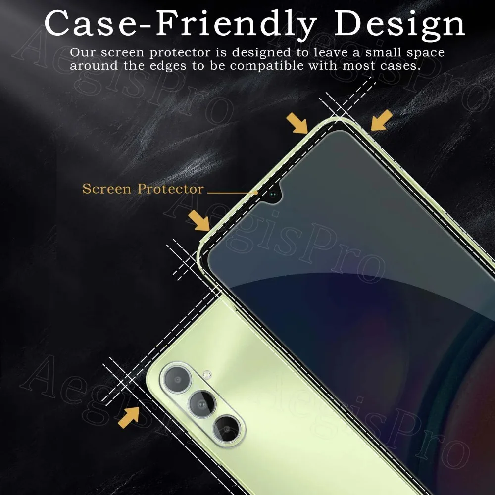 Premium Anti-Spy Tempered Glass Screen Protector - 2-Pack, Privacy Shield, 9H Hardness