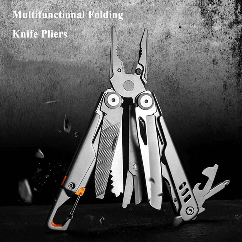 Pocket Knife Multifunctional Pliers 440 Steel Folding Knife 5cr15mov