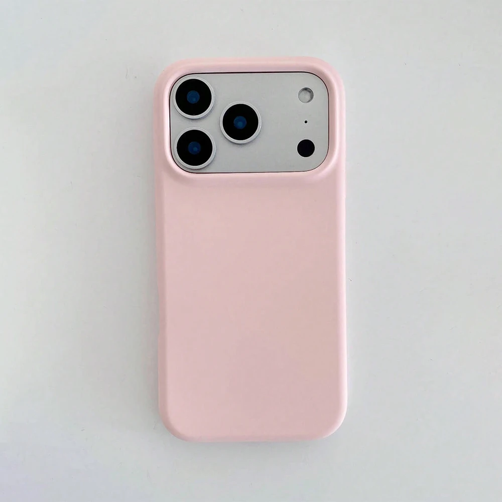Minimalist Pink Solid Color Fashion Soft Phone Case - TPU Silicone Cover