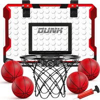 Basketball Hoop Indoor for Kids and Adults, Basketball Hoop for Door with 4 Balls, Indoor Mini Basketball Hoop, Basketball Game