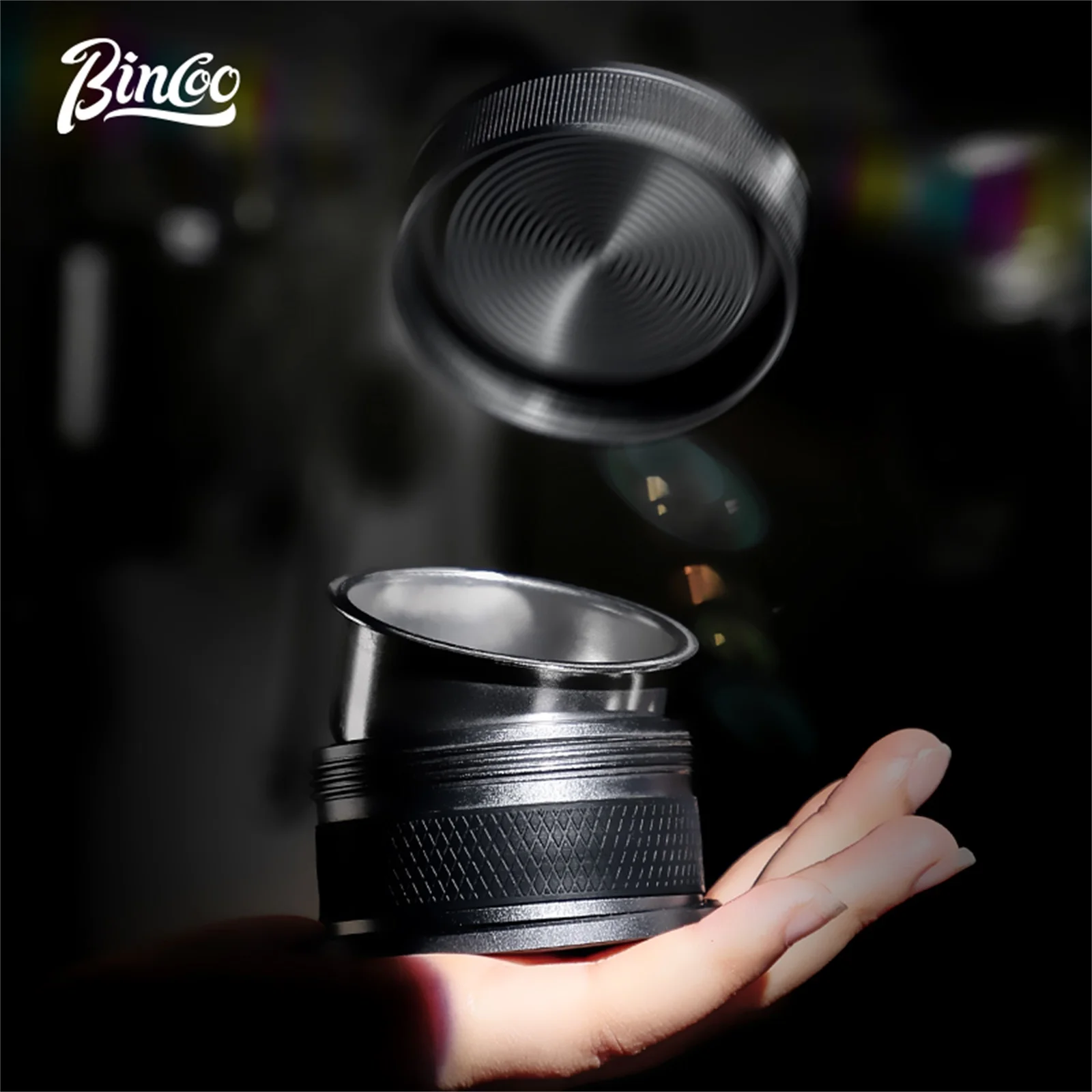 ماكينة القهوة المحمولة Bincoo H1 Pro صندوق مسحوق ا...