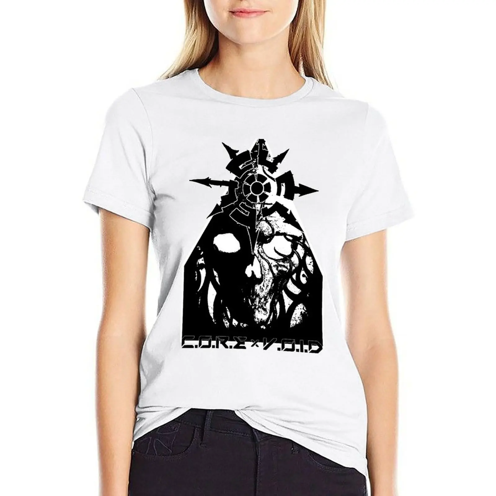 

CORExVOID T-shirt graphics summer top funny Women t-shirts