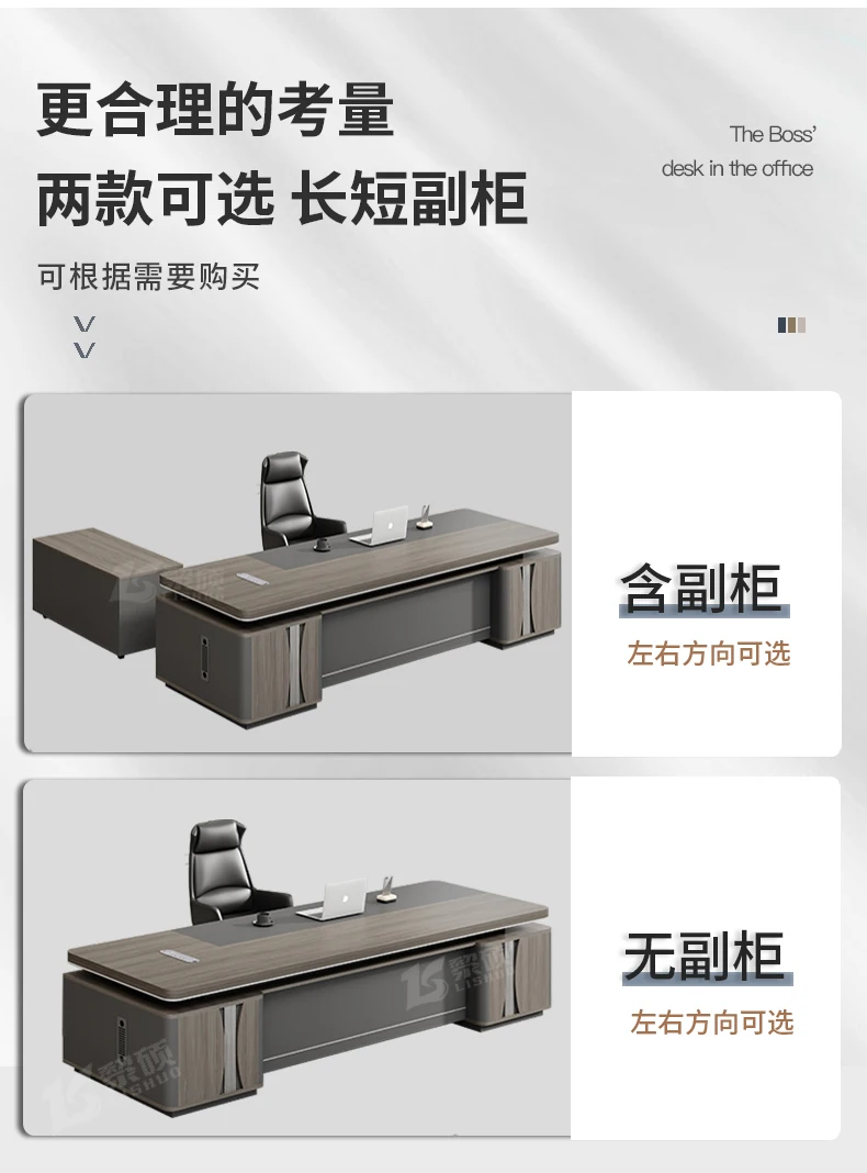 Description Picture 6 of itemWriting Corner Desk Reception Drawers Executive Computer Office Desk Organizer Modern Escritorios De Oficina Office Furniture