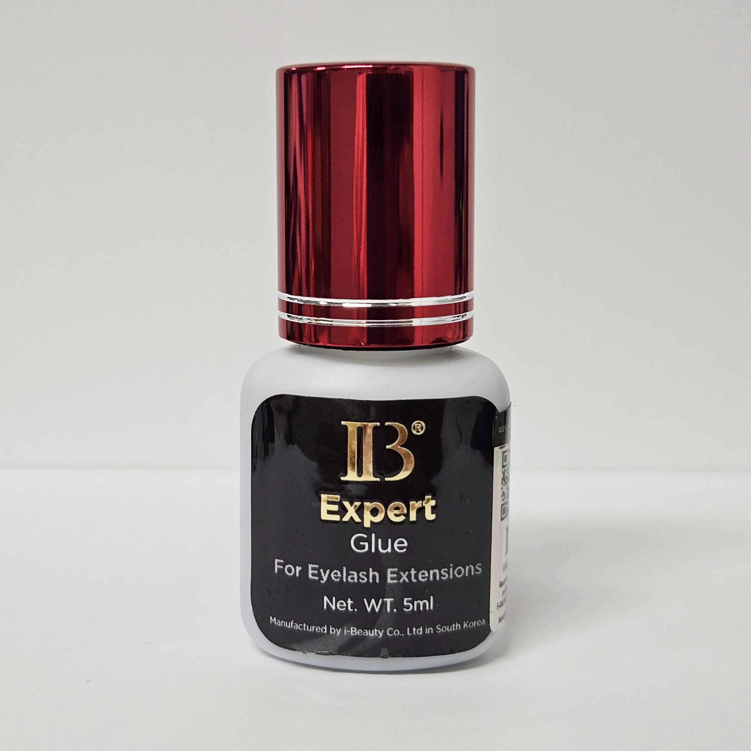 IB Expert Lash Glue 1S Dry Original Korea IB Wine Red Cap Black Glue for Eyelash Extensions False Lash Adhesive Shop