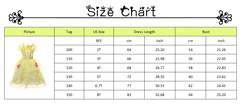 cute baby dresses online Cosplay Belle Princess Dress Girls Dresses for Beauty and the Beast Kids Party Clothing Magic Stick Crown Gloves Children Costum newborn baby girl skirt