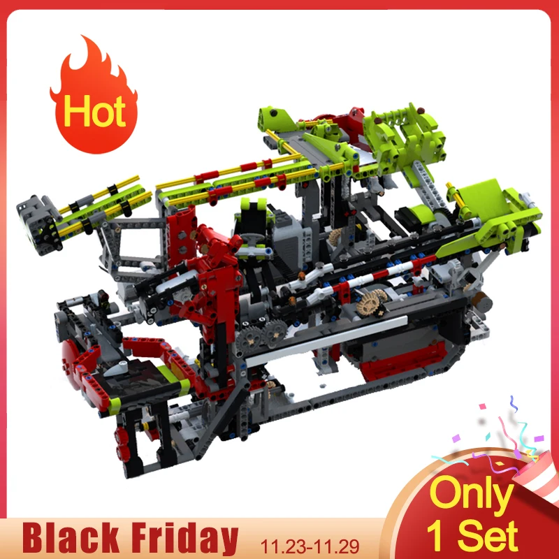 

Black Friday Great Ball Contract Made Transport Model Building Block Receiving Plate GBC Leisure Puzzle MOC Toys Christmas Gifts