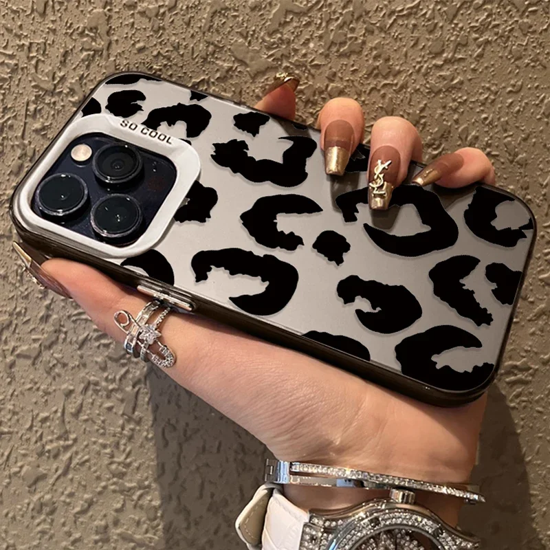 Leopard Print Luxury Matte Hard Case