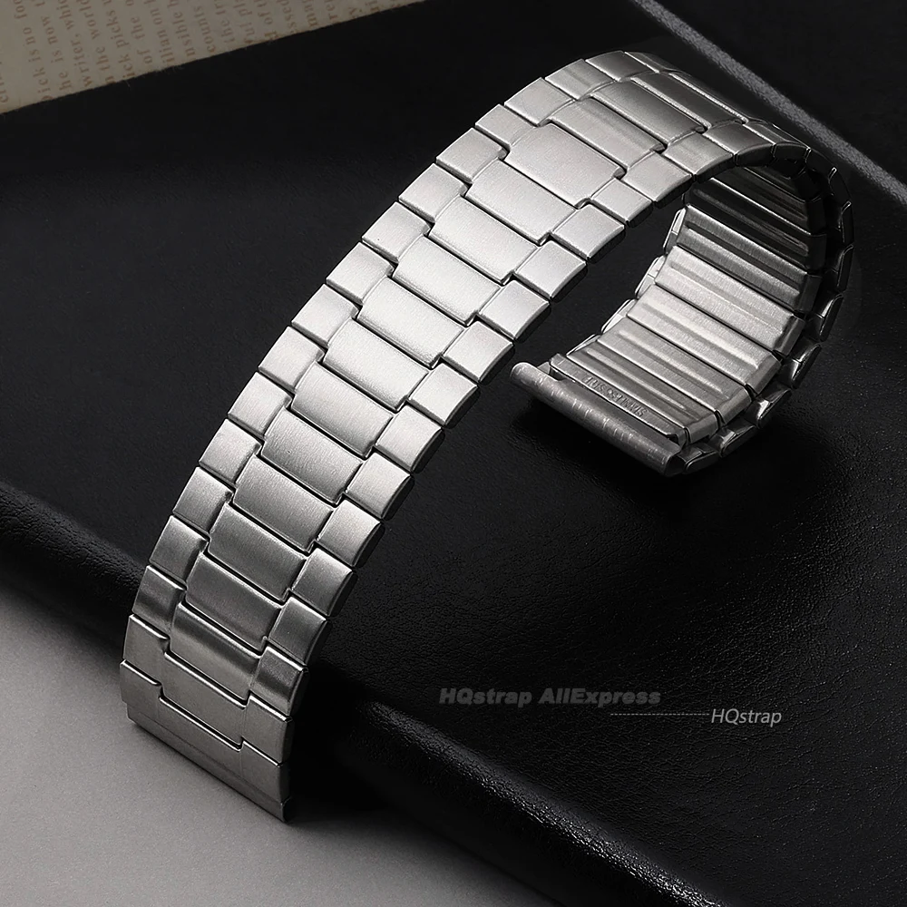 Universal Elastic Metal Expansion Watch Band - 22mm Adjustable Strap
