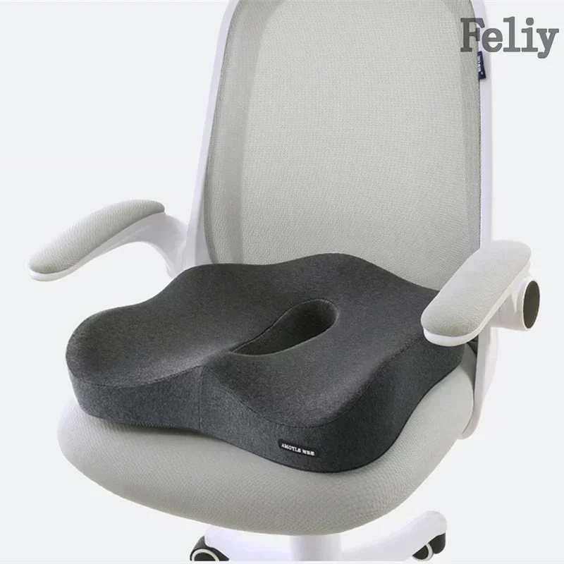 Memory Foam Office Chair Cushion Car Seat Support Pads Buttocks Pillow Massage Hips Orthopedic Pillow Coccyx Pain Relief Cushion 3