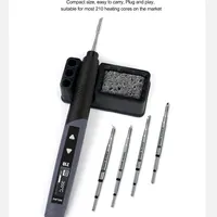 كاوية لحام ذكية محمولة RELIFE RL-210 (مدخل Type-C) – تدعم سنون C210 وشواحن PD 5