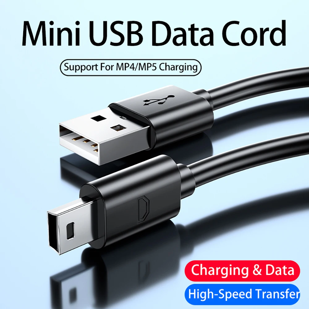 미니 USB 케이블 - USB 고속 데이터 충전 케이블, MP3 MP4 플레이어, 차량용 DVR, GPS, 디지털 카메라, HDD용 휴대폰 액세서리