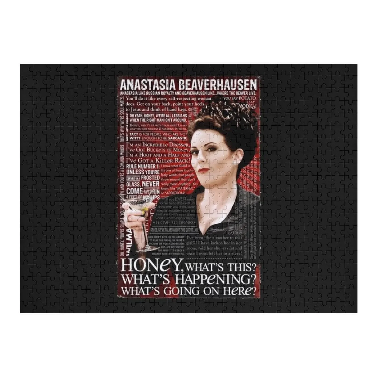 

Karen Walker. Will & Grace. Campy. Gay. Drag Essential Jigsaw Puzzle Woods For Adults Photo Puzzle