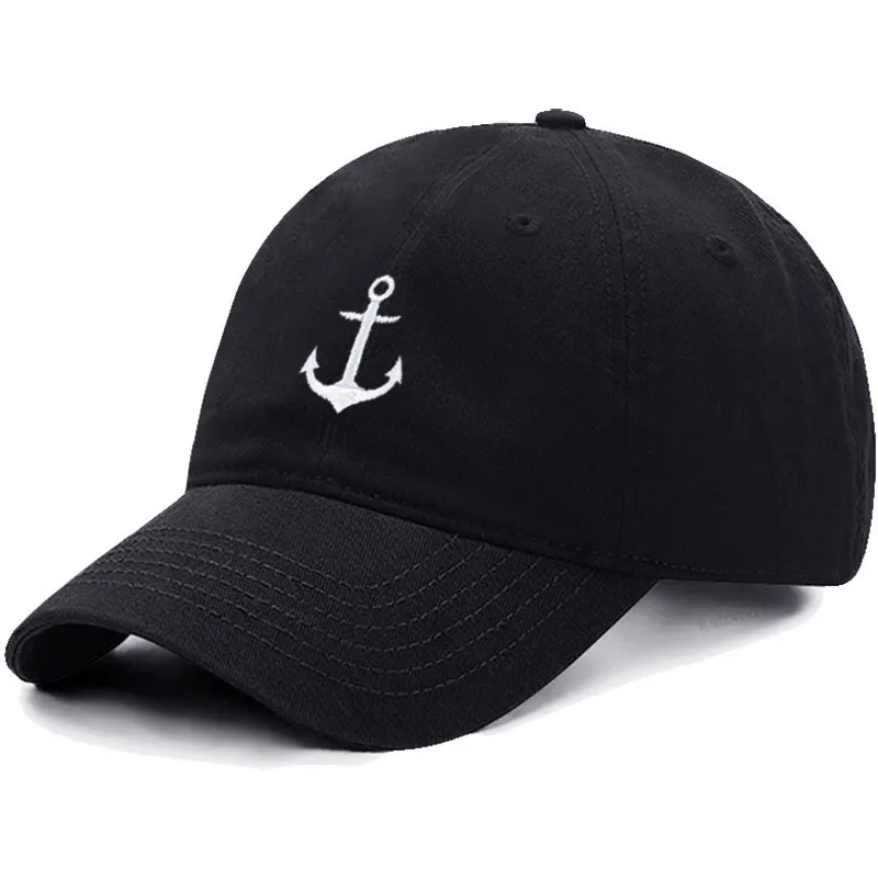 Men's Baseball Cap Women's Soft Washed Cotton Anchor Embroidery Dad Hat Sport Golf Caps For Man Sun Hats Dropshipping 2