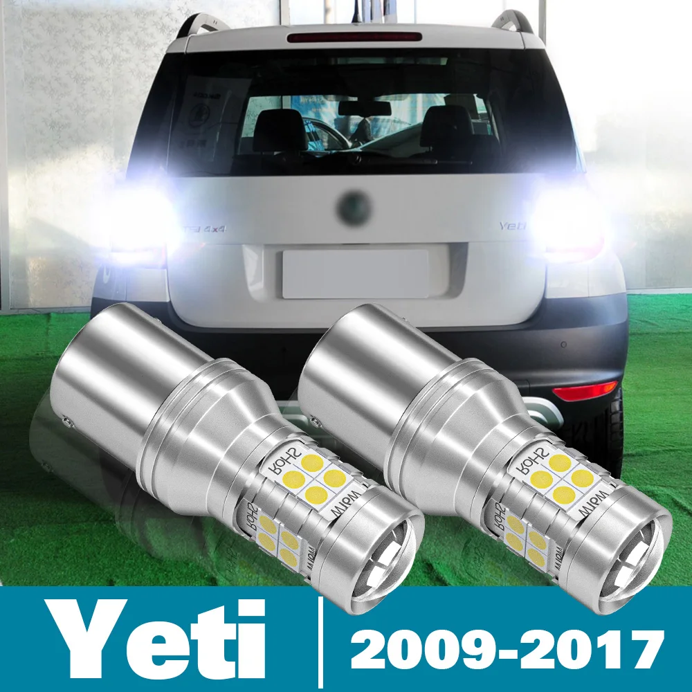 2pcs LED Reverse Light For Skoda Yeti Accessories 2009 2010 2011 2012