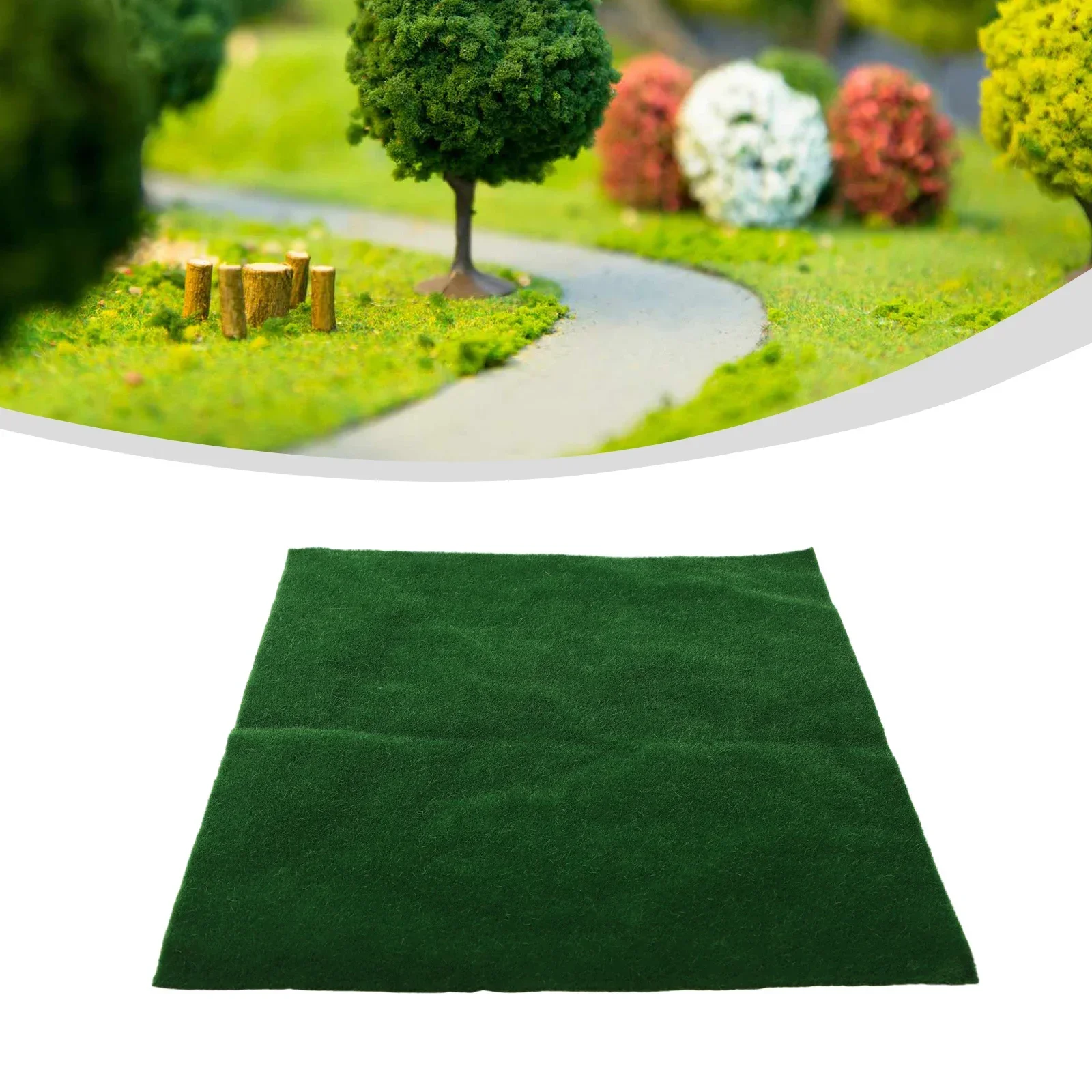 25cm Miniature Grass Terrain Mat 3