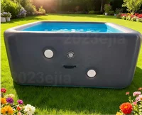 Piscine gonflable personnalisée 2*2*0.8m, PVC épaissi, directement de l'usine, pour enfants et adultes 4