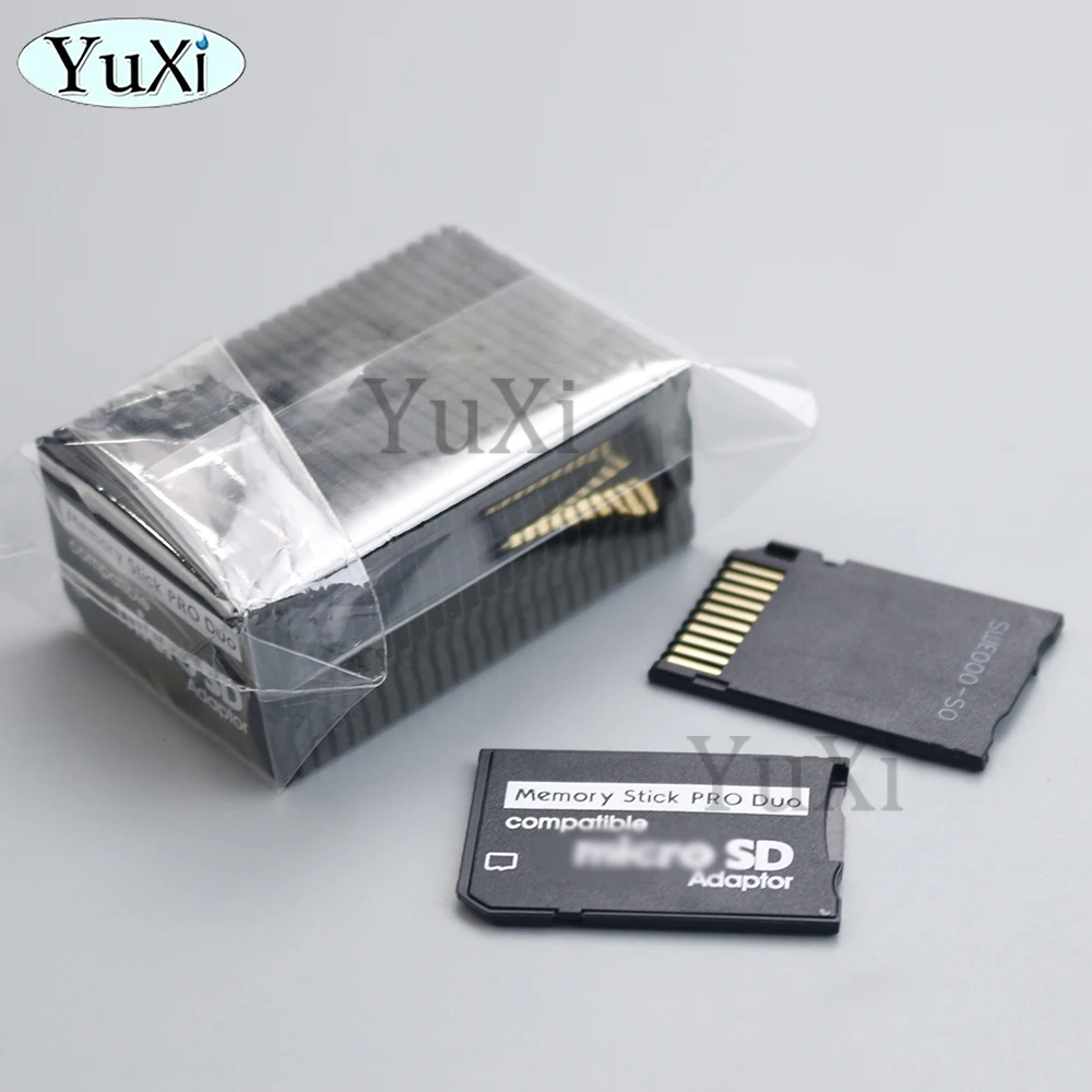 1Pc Memory SD TF to MS Card Memory Stick Card Adapter For PSP Support Class10 Micro SD 2GB 4GB 8GB 16GB 32GB Single Dual 2