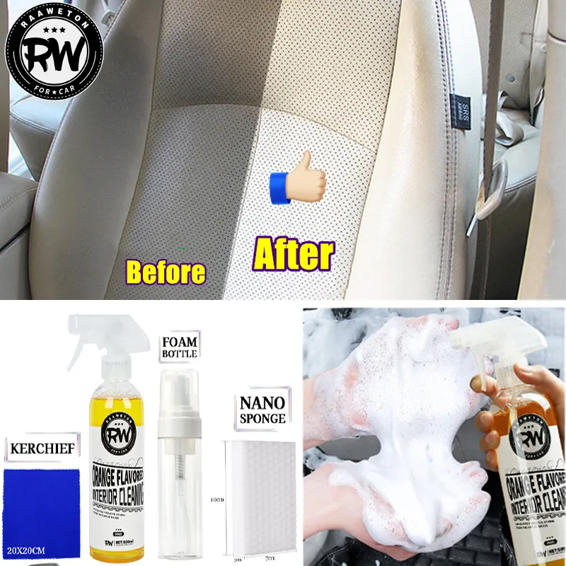 Foamy Car Interior Leather Wash Multi-Purpose Cleaner Tools Car Restorer Strong Decontamination Sofas Kitchen Shoes Car Wash