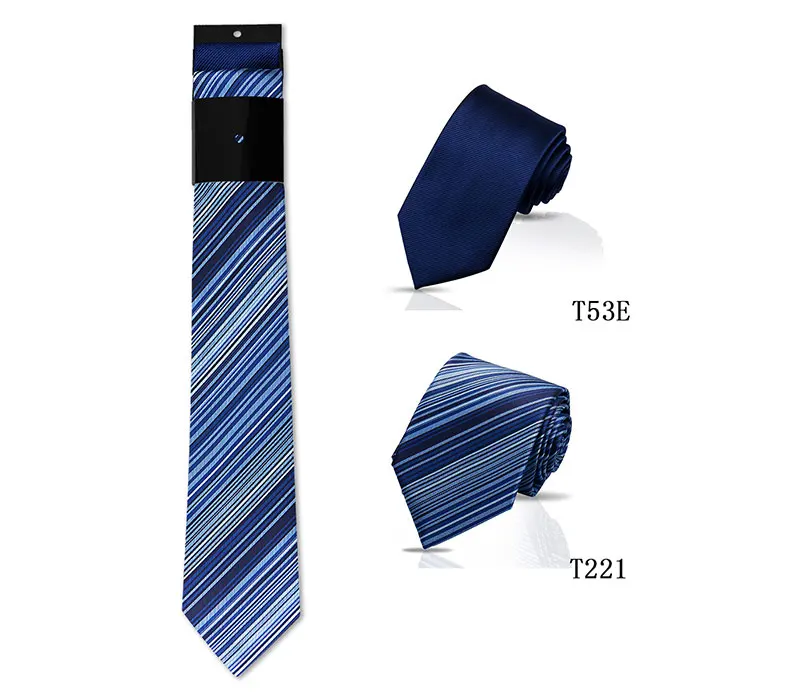 Elegantes 2-Krawatten-Set für Herren als Geschenk, luxuriöses Paisley-gestreiftes Herren-Krawatten-Set mit Papierkarte für Männer, geschäftliche Hochzeitsfeier – Detail 21