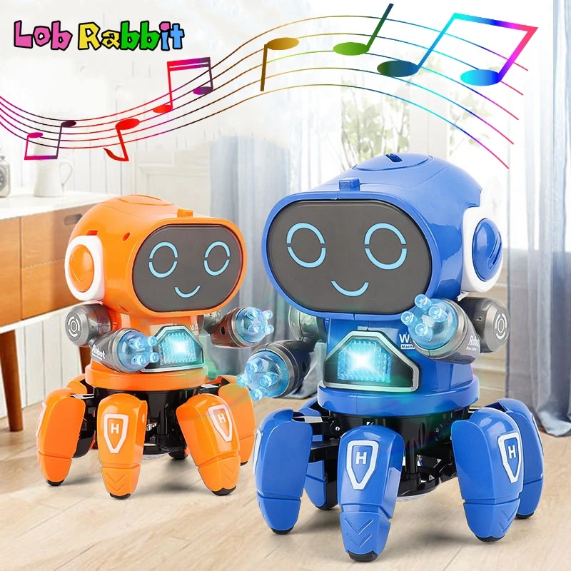 Robot jouet électrique dansant pour enfants jouet électrique chantant  dansant LED Light Robot, musique interactive, meilleur cadeau  d'anniversaire