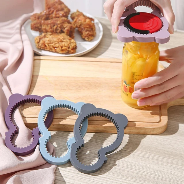 Practical Multi-functional Can Opener Jar Opener Bottle Lid Gripp