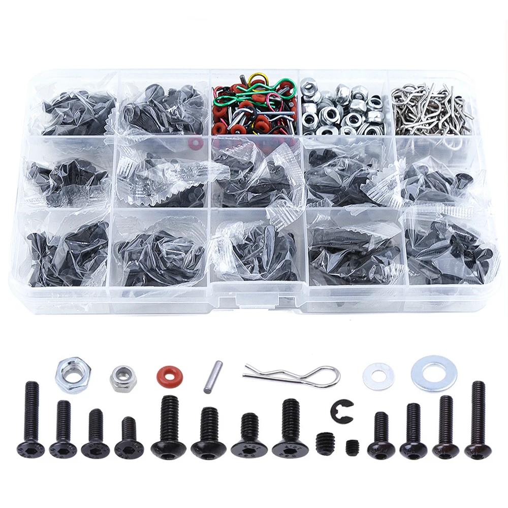 Rc Full Car Universal Screw Box Per Hsp Traxxas Axial Kyosho D90 Scx10 D110 Axial Scx10 1/8 1/10 1/12 1/16 Modello Di Auto In Scala