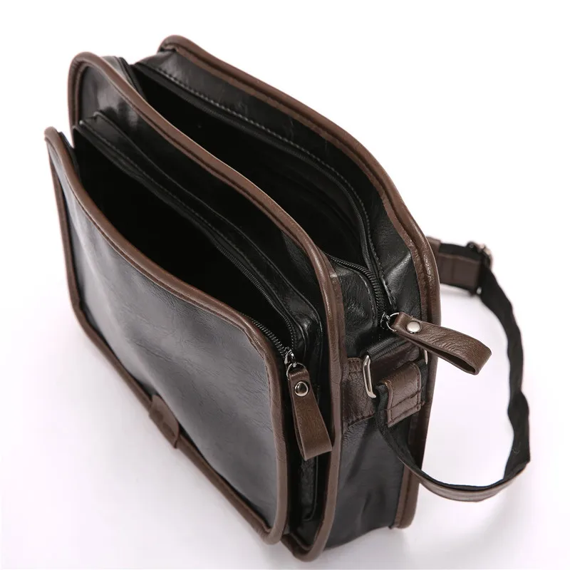 New High-Quality Men Shoulder Bag Korean Version Luxury Business Travel Document Crossbody Bag For Middle-Aged And Young People