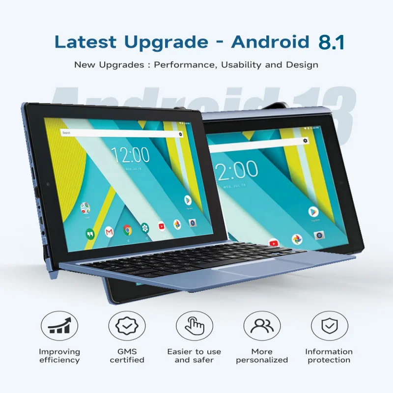 CT101 10.1 Inch Android 8.1 Tablet - MT8163 CPU, 2GB RAM, 32GB ROM, Mini HDMI-Compatible, Dual Camera, Quad Core Description Image.This Product Can Be Found With The Tag Names Computer Office, Tablets, Windows