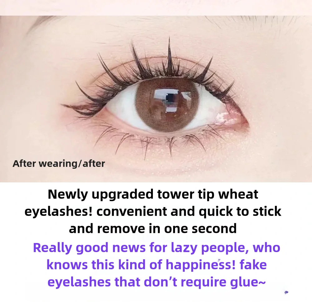 160Pcs 5D Fluffy Thick Eyelash Clusters No Glue Required Curl Wispy Individual Lashes Mix Eyelash Extensions False Eyelashes