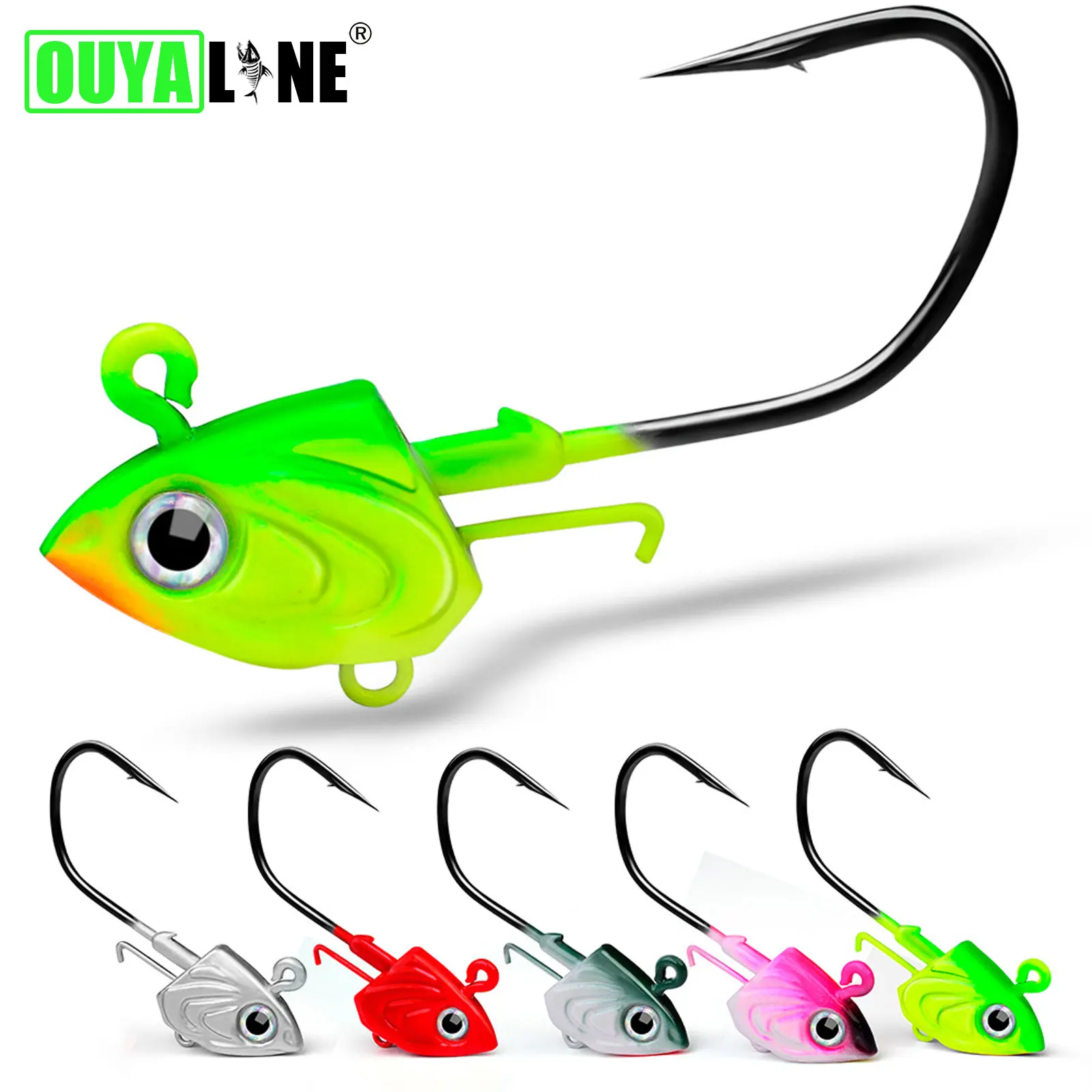 Carbon Steel Fishing Tackle Accessories Carbon Steel Jig Head Hook carbon-steel-fishing-tackle-accessories-carbon-steel-jig-head-hook