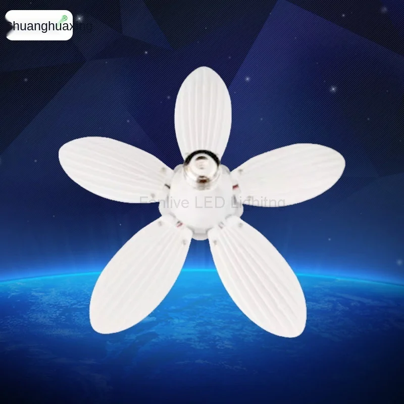 새로운 45w LED 접는 램프 연꽃 플래시 무선 블루투스 스피커 다섯 잎 Foldable LED 실행 램프 거실 장식