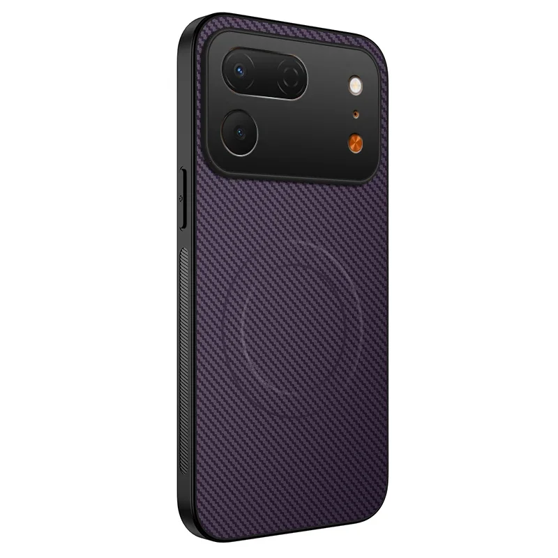 Magnetic Luxury Carbon Fiber Texture Matte Shockproof Case Cover