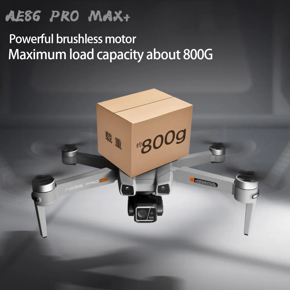 AE86 프로 맥스 전문 드론, 8km 카메라 미니 드론, 8K 항공 사진, 장애물 회피 헬리콥터 쿼드콥터 RC 장난감