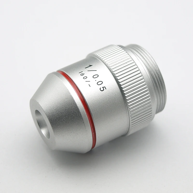 Microscope Objective Lens 1PC 195 1X 2X RMS Achromatic Objective Lens for Biological Microscope