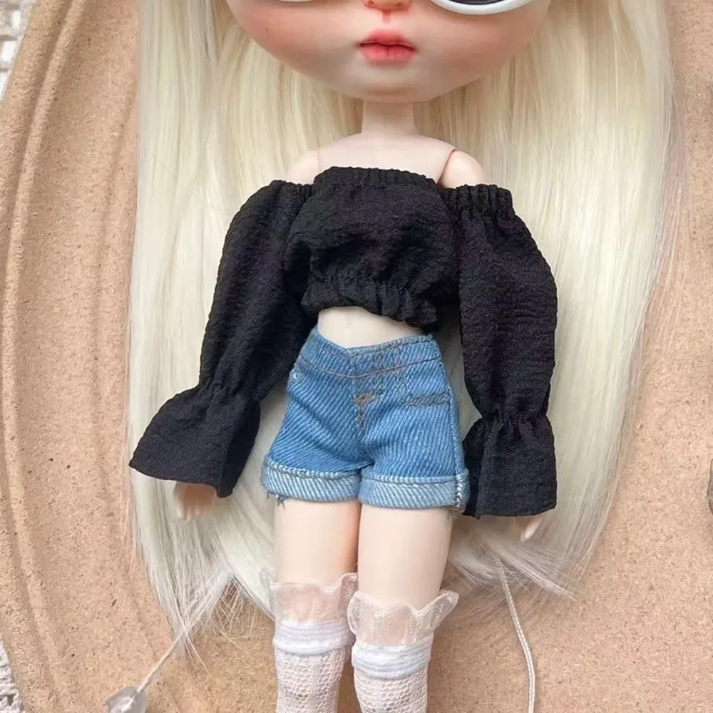 Stylish 1/6 Blythe Doll Outfit Accessories Set (No Socks Included)