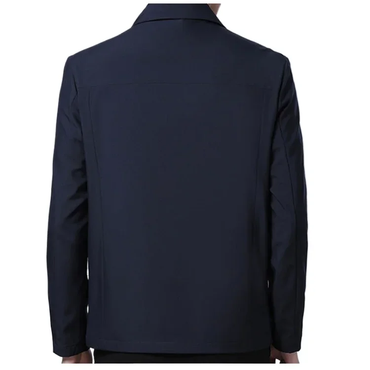 Spring Autumn New Coat Aviation Pilot Aircraft Airbus A320 Casual Loose Flip Collar Zipper Jacket 3