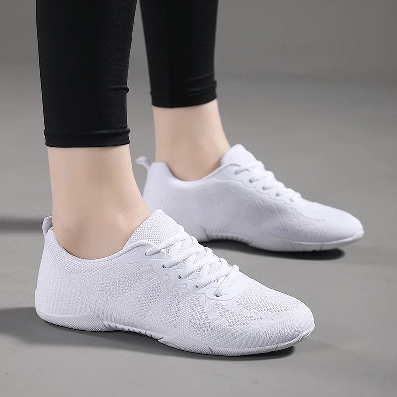 Sports Shoes Cheerleading Shoes New Men's and Women's Cheerleading Team Sports Shoes Aerobics Training Competition Shoes Team Dance