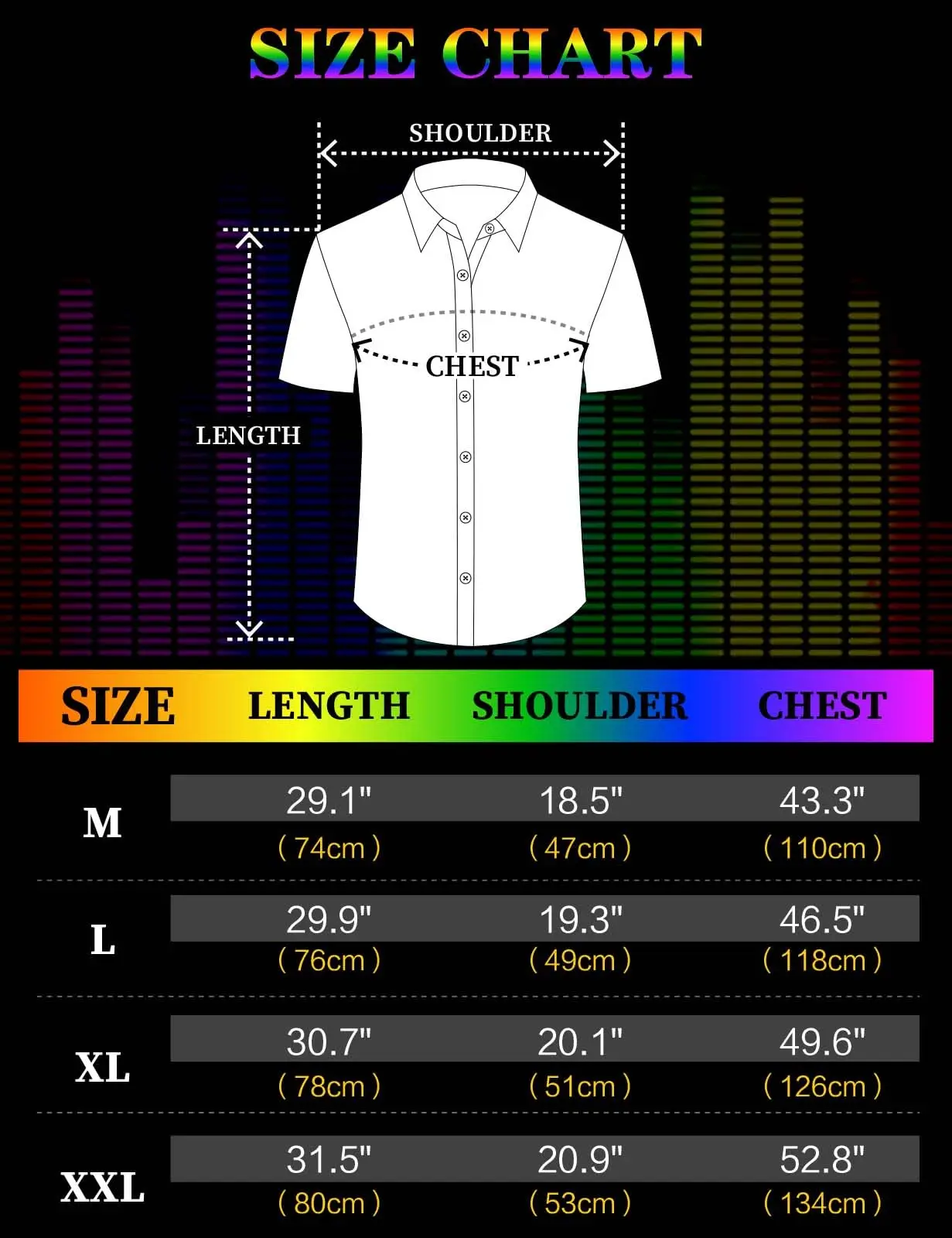 Men's Shiny Metallic Disco Party Shirt - Sparkling Short Sleeve Performance Costume