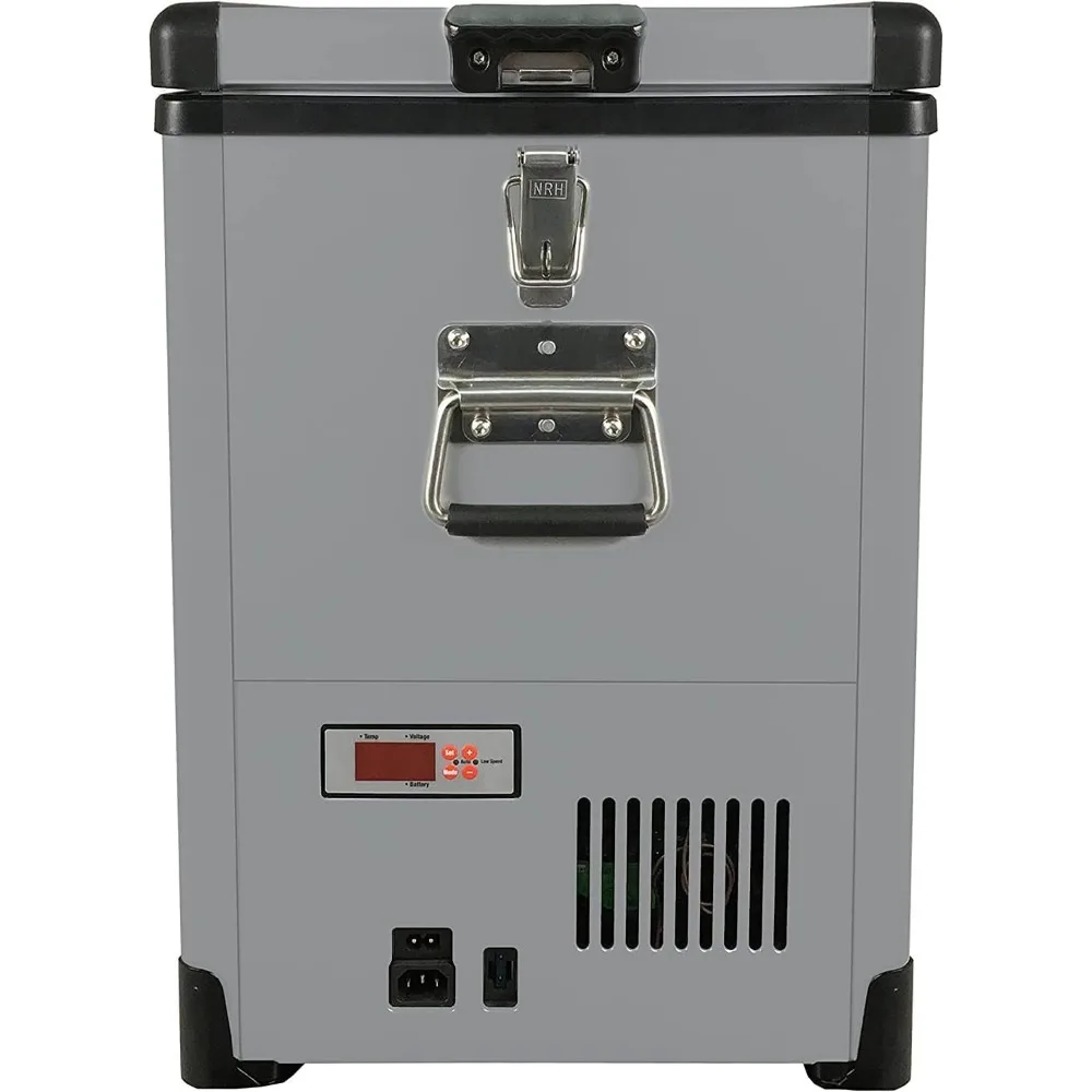 FM-62DZ 62 Quart Dual Zone Portable Refrigerator and Deep Freezer Chest, AC 110V/ DC 12V, Real Freezer for Car, Home