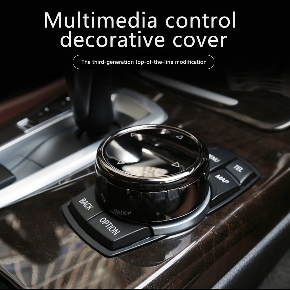 

Car Multimedia Button Knob Cover Ceramic For BMW X1 F25 X3 X4 F15 X5 F16 X6 1 2 3 5 Series F10 F20 F30 Decoration Accessories