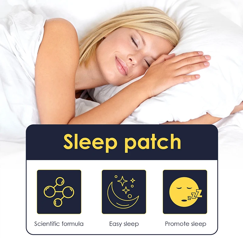 1/3Boxes Sleeping Patch Herbal Extract Insomnia Therapy Medical Plaster Anxiety Soothing Sleep Medicine Stickers Beauty Health