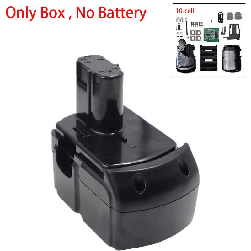 BCL1830 Custodia in plastica per batteria agli ioni di litio da 10 celle per Hitachi EBM1830 Batteria agli ioni di litio da 18 V Strumenti Scheda di protezione di ricarica PCB